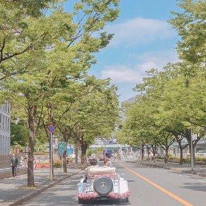 セント・ラファエロチャペル御堂筋~アンジェルミエール~ 式場までオープンカーで移動する演出!ご興味があれば是非♪