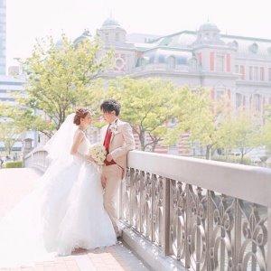 セント・ラファエロチャペル御堂筋~アンジェルミエール~ お支度が整ったら中之島でロケーション前撮り♪