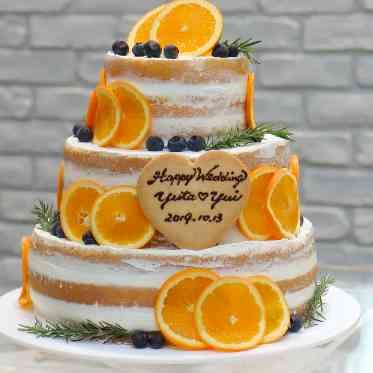 セント・ラファエロチャペル御堂筋~アンジェルミエール~ ネイキッドケーキ