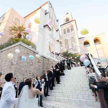 アフターセレモニーでバルーンリリースも可能