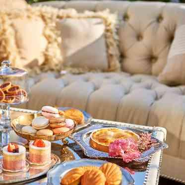 ステラ・デル・アンジェロ ガーデンにてデザートタイム