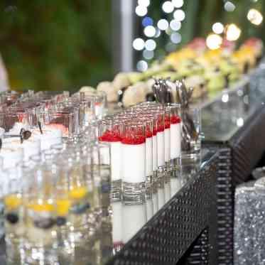 ステラ・デル・アンジェロ ガーデンにてデザートタイム