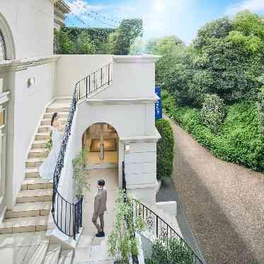 アニヴェルセル 大阪 まるでお城のような入口