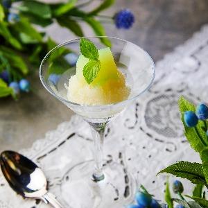 エルブライトハウス 秋のカクテルペアーコリンズのグラニテ