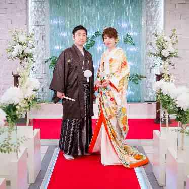 エルブライトハウス 和装も豊富に取り揃えております
和装人前式も可能!