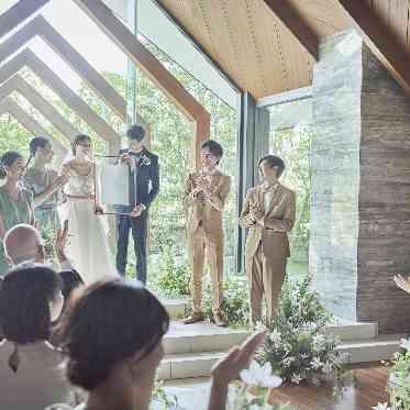 ストリングスホテルNAGOYA オリジナルの証明書を使って、アットホームな人前式を