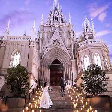 ストリングスホテルNAGOYA 憧れのチャペルをキャンドル装飾