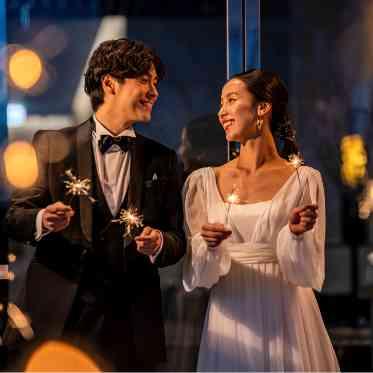 MIRAIE Wedding(ミライエウエディング) 夜になるとぐっと落ち着いた雰囲気になるのも魅力