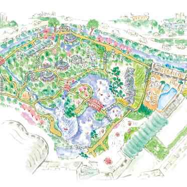 ホテルニューオータニ 400年の歴史を持つ1万坪の広大な日本庭園。四季折々様々な景色をお楽しみいただけ