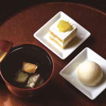 ホテルニューオータニ 至極の4皿メニュー「四の膳」スーパーシリーズを含む和洋の味わいが楽しめる
