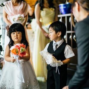 JAM ORCHESTRA リングボーイ・リングガールなどお子様ゲストにも登場していただくことも可能です♪