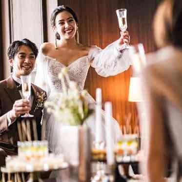 キャトルセゾン浜松 Les Quatre Saisons Hamamatsu ゲストとさっそく乾杯