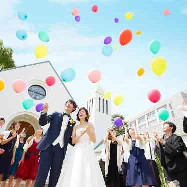 つま恋リゾート 彩の郷 (さいのさと) バルーンリリース