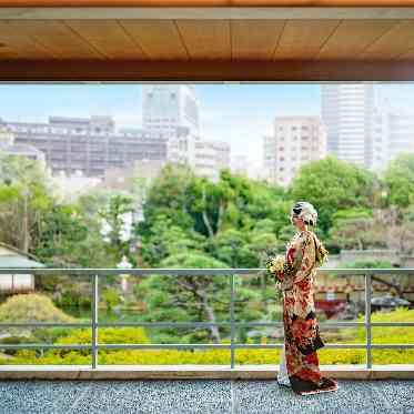 会場のどこにいても日本庭園が眺められる圧倒的ロケーション