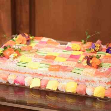 ARBRE ORANGE（アーブルオランジュ）　●BRASSグループ 和婚に合わせた寿司ケーキ