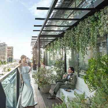 MEDI (メディー) ガーデンのほかにも、パーティ会場にはテラスも併設!感染症対策も安心◎