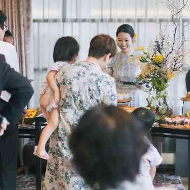 MEDI (メディー) 新郎新婦様がおもてなしするデザートビュッフェタイム♪おいしくて会話も弾む演出です