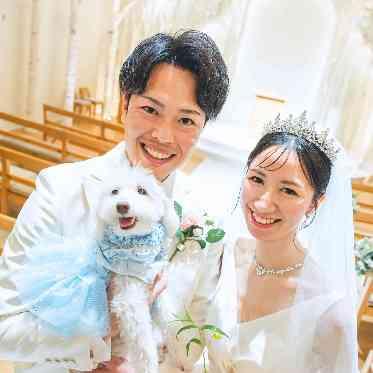 可愛すぎるリングドックと共に記念撮影♪