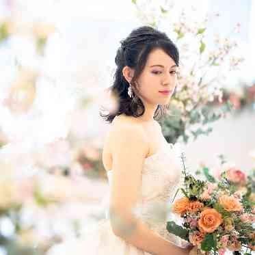 Ciel Belle Terre(シエル ベル テール) 会場に併せてコーディネートしたブーケもこんなに素敵に