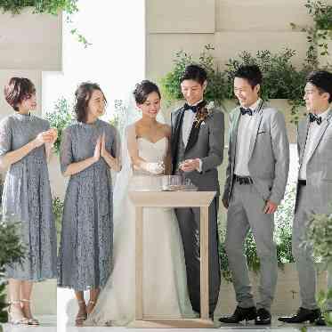 ザ クラシカ ベイリゾート 結婚の証人として大切なゲストに参加してもらい、一緒に作り上げるセレモニーも人気