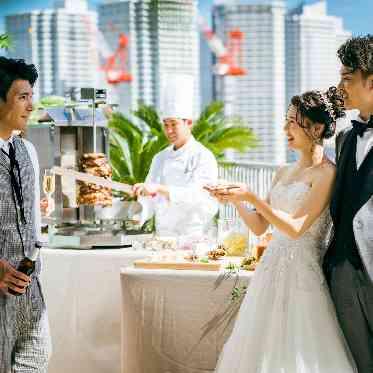 ザ クラシカ ベイリゾート 楽しいフードパフォーマンスで、ゲストにサプライズのおもてなし。