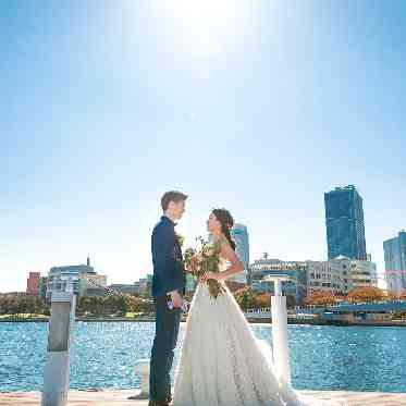 ザ クラシカ ベイリゾート お写真にこだわりたいおふたりにオススメ!横浜の景色をバックにフォトタイムを