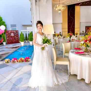 各パーティ会場とガーデンは隣接なので移動も自由自在