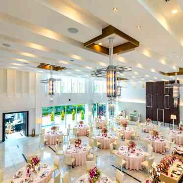 広々としたパーティ会場