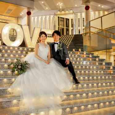 ラ・メゾン Suite 姫路 大階段のイルミネーションはスタッフ一押し