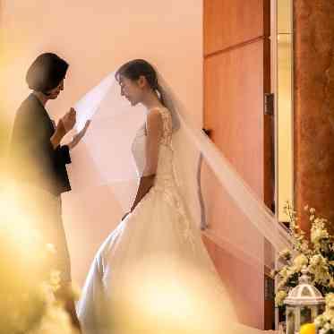 ホテルオークラ東京ベイ お母さまの願いが込められたベールダウンで送り出し