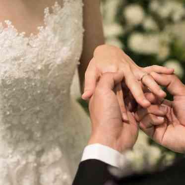 ホテルオークラ東京ベイ ゲストが見守る中での指輪交換