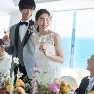 ホテルオークラ東京ベイ ロイヤルスイートルームで海を臨みながらのアットホームなパーティーを