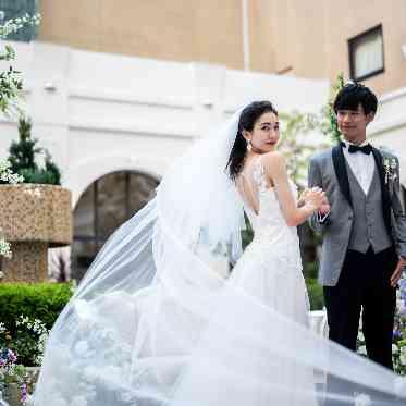 ホテルオークラ東京ベイ コートヤード(中庭)でプライベートな時間を