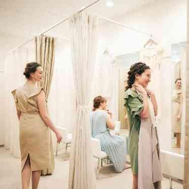 アルマリアン東京 館内にはゲスト専用更衣室も完備◎ヘアセットの予約も承れる