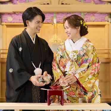 大宮 清水園 お2人だけのオリジナル人前式も叶う。