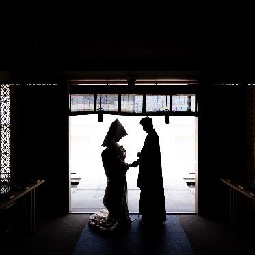 大宮 清水園 神殿ならではのロケーション撮影も叶う。