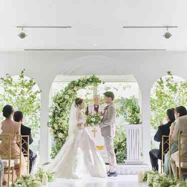 大宮 清水園 大切な方々に見守られ誓いを交わします。