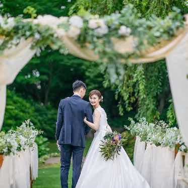 岩崎台倶楽部グラスグラス ガーデン装飾もご新郎ご新婦様のご要望をカタチにし、オリジナルのウエディングを!