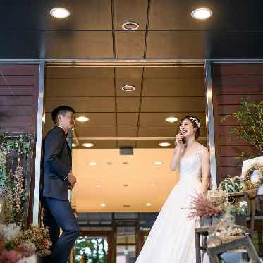 岩崎台倶楽部グラスグラス エントランスも自由に飾り付けができます!