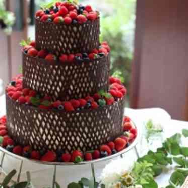 岩崎台倶楽部グラスグラス パティシエ特製フルオーダーウェディングケーキ