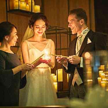 ザ ストリングス表参道 家族の絆を深めるオリジナル人前式「結火とき」