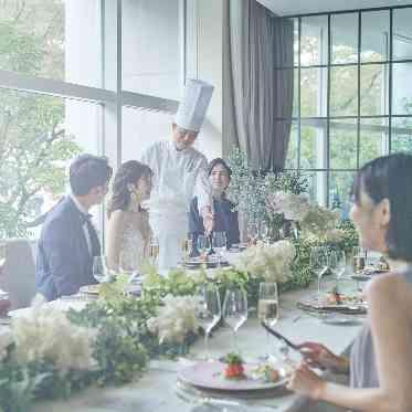 ザ ストリングス表参道 料理重視の方に人気なシェフパフォーマンス。