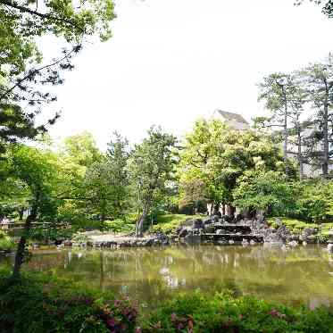 THE 祝言～中村公園記念館～ 日本庭園で彩られた池や水の流れの他、日本の四季を感じて頂けます