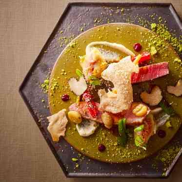 ATOLL TERRASSE 鴨川(アトール テラス カモガワ)●BRASSグループ 香りも豊かな食材が多く、ナッツやイチジクなどを秋ならではの味覚で。