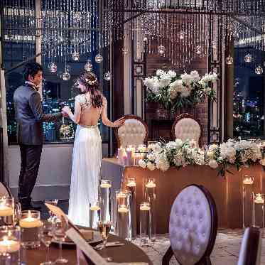 ホテルモントレ ラ・スール大阪 幻想的なナイトウェディング