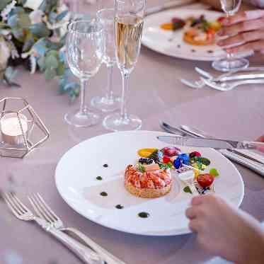 ホテルモントレ ラ・スール大阪 色鮮やかなフレンチ×和が融合した特選コース