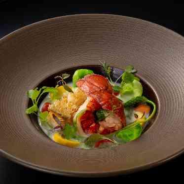 ホテルモントレ京都 オマール海老と甘鯛のポワレ 甘鯛のうろこがパリパリです!ぜひ試食会でご試食を★