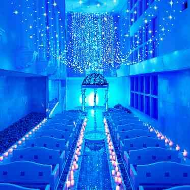 POPCORN KOBE (ポップコーン神戸) ブルースター《青い星の物語》輝く星々に包まれたオリジナルウェディング