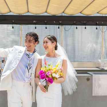 GRIGLIA Pagina グリリア パージナ 屋上テラスの開放的なセレモニー