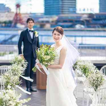 OCEAN PLACE 挙式前にふたりで記念の1ショットも